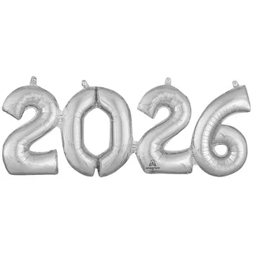 Anagram 24" 2026 Block Phrase - Silver (AIR-FILL ONLY)